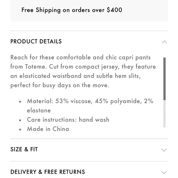 Totems Capri Pants - Picture 3 of 9